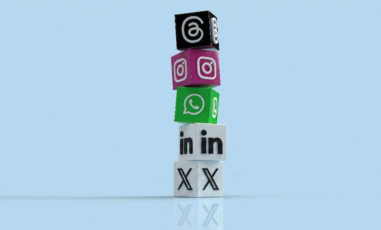 Social media platforms for digital marketing, online visibility, audience growth and B2B brand communication.
