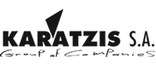 Karatzis S.A. company logo with a stylized geometric design above the text.