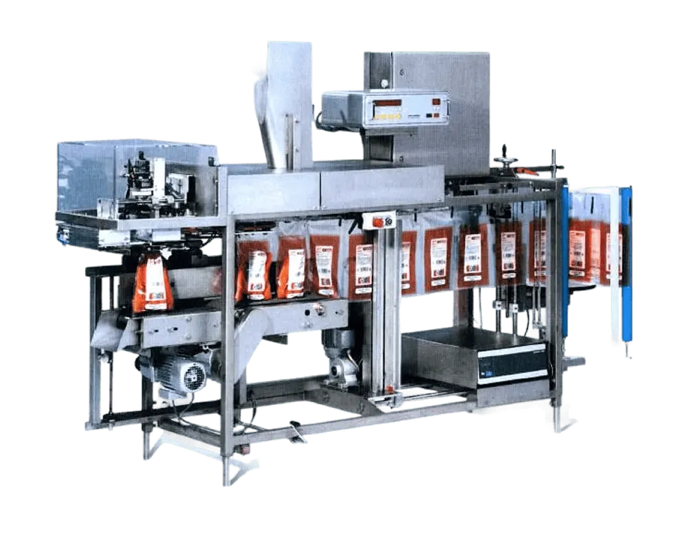 Onion and potato packing machine
