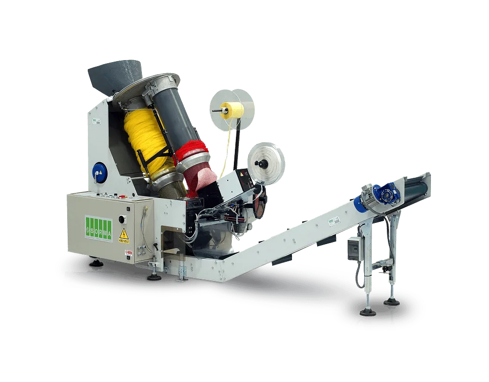 Onion and potato packing machine