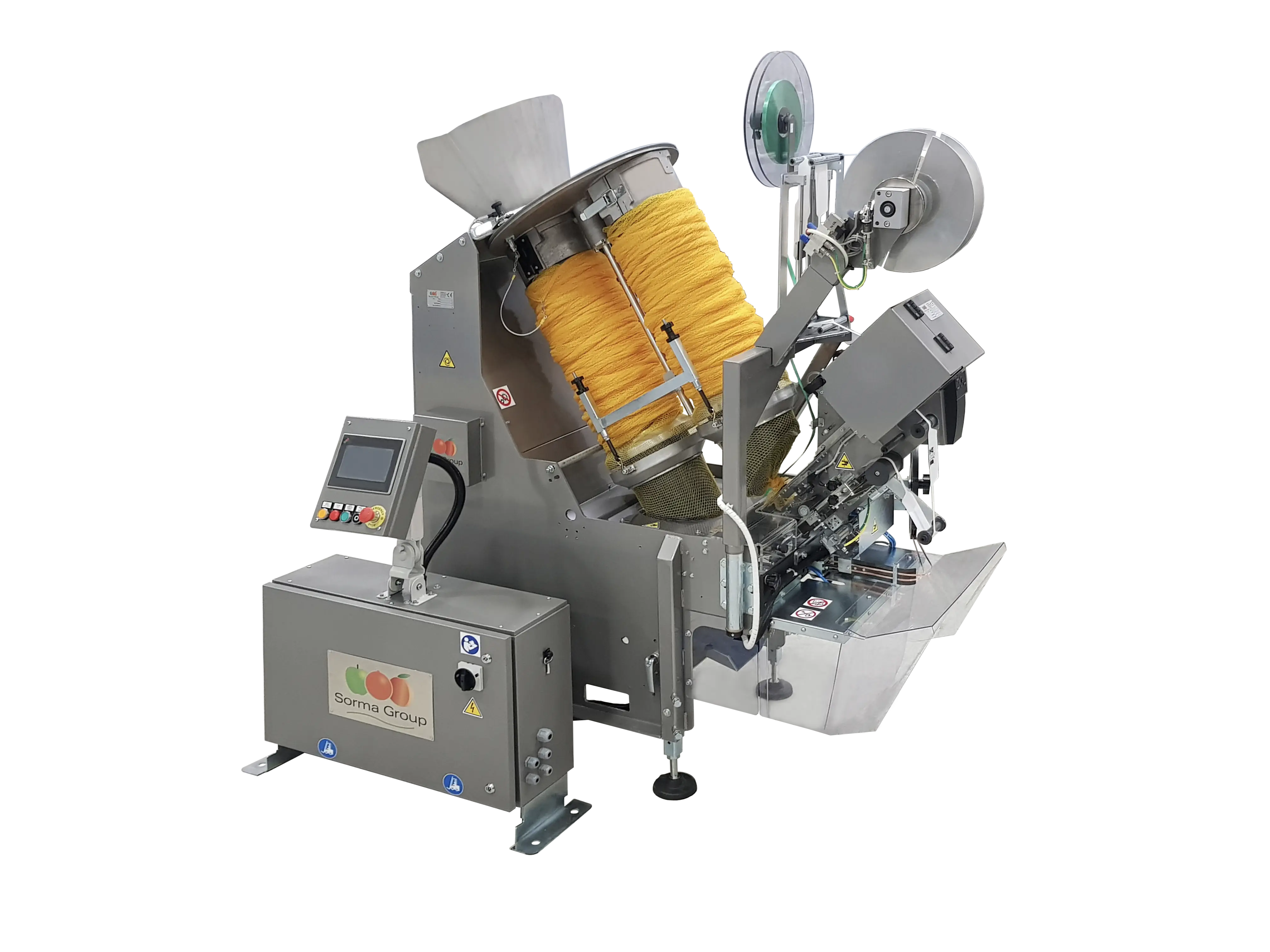 Onion and potato packing machine
