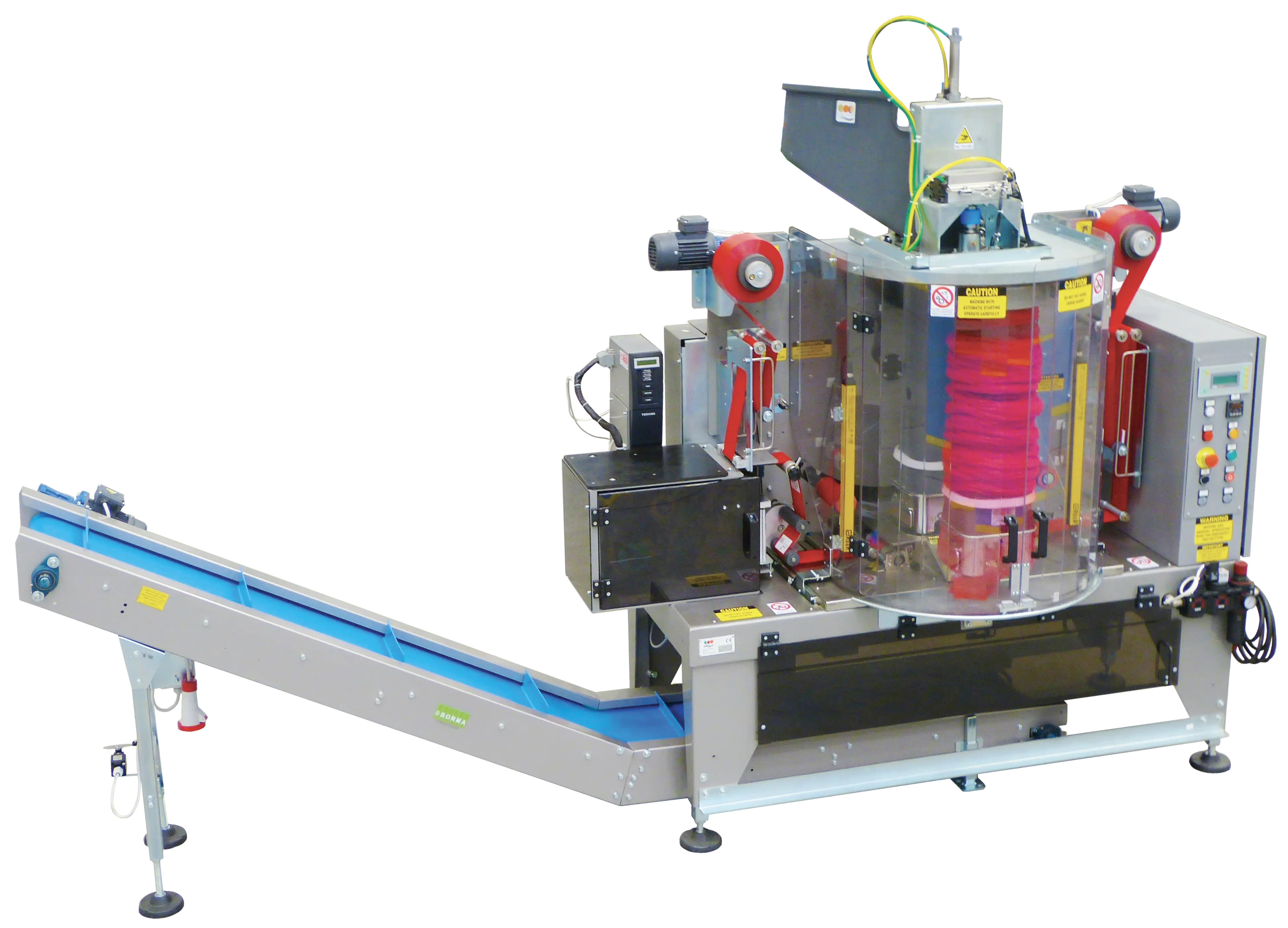 Automatic vertbag net bagging machine