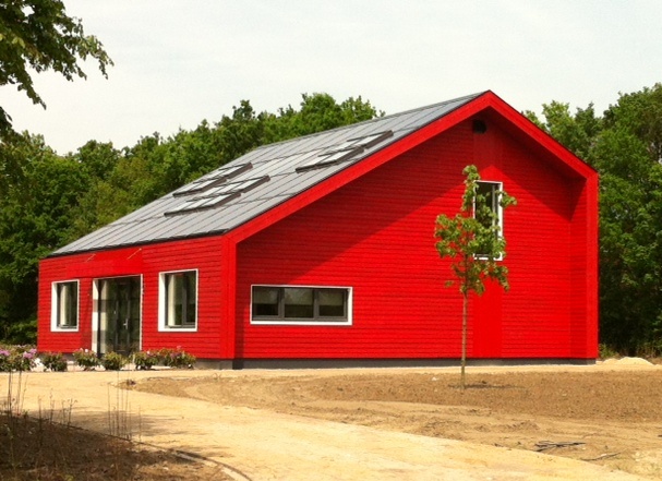 Exterieur van het Enexis Huis in Zwolle, duurzaam interieur door Agnes Compagne