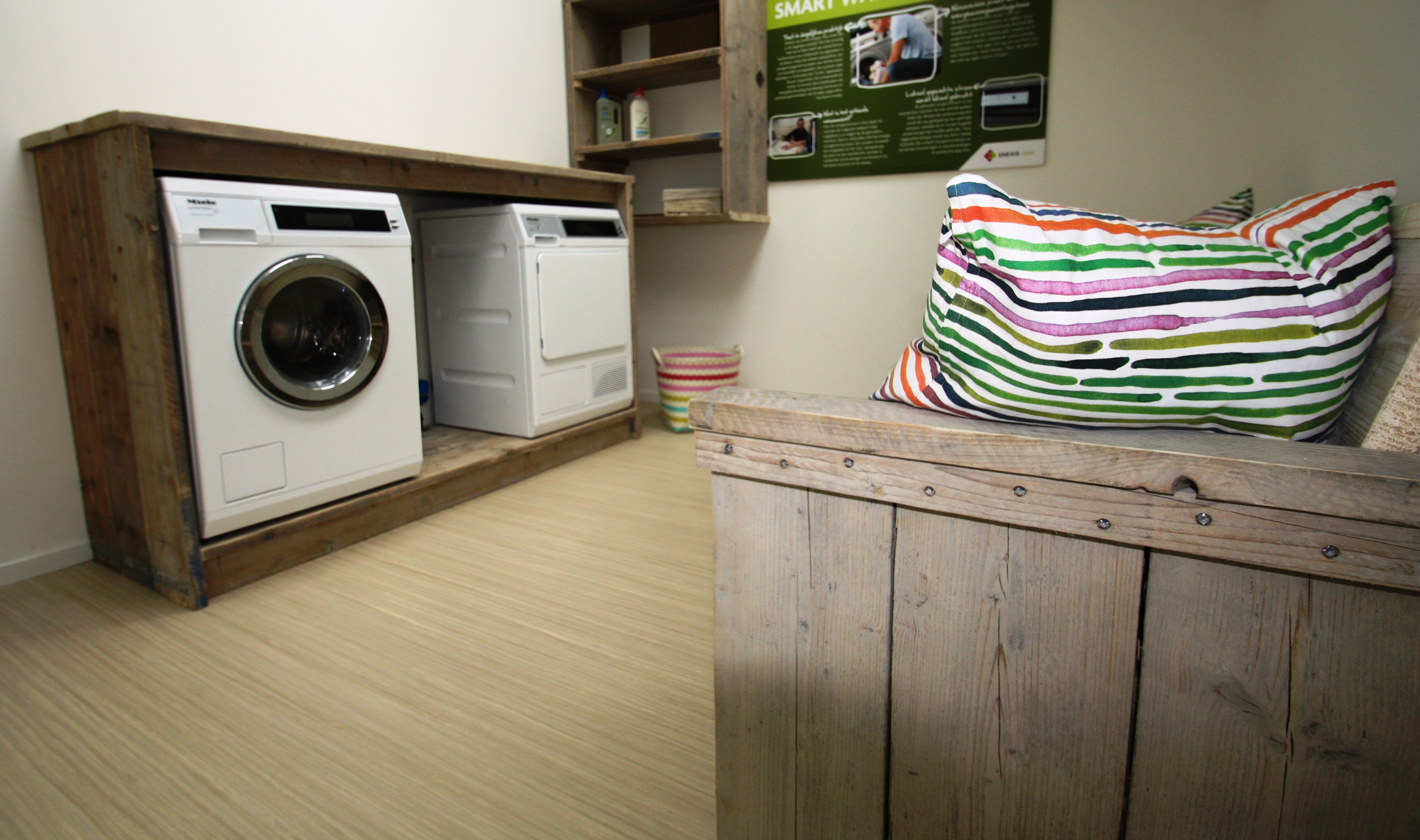 Wasruimte in het Enexis Huis in Zwolle