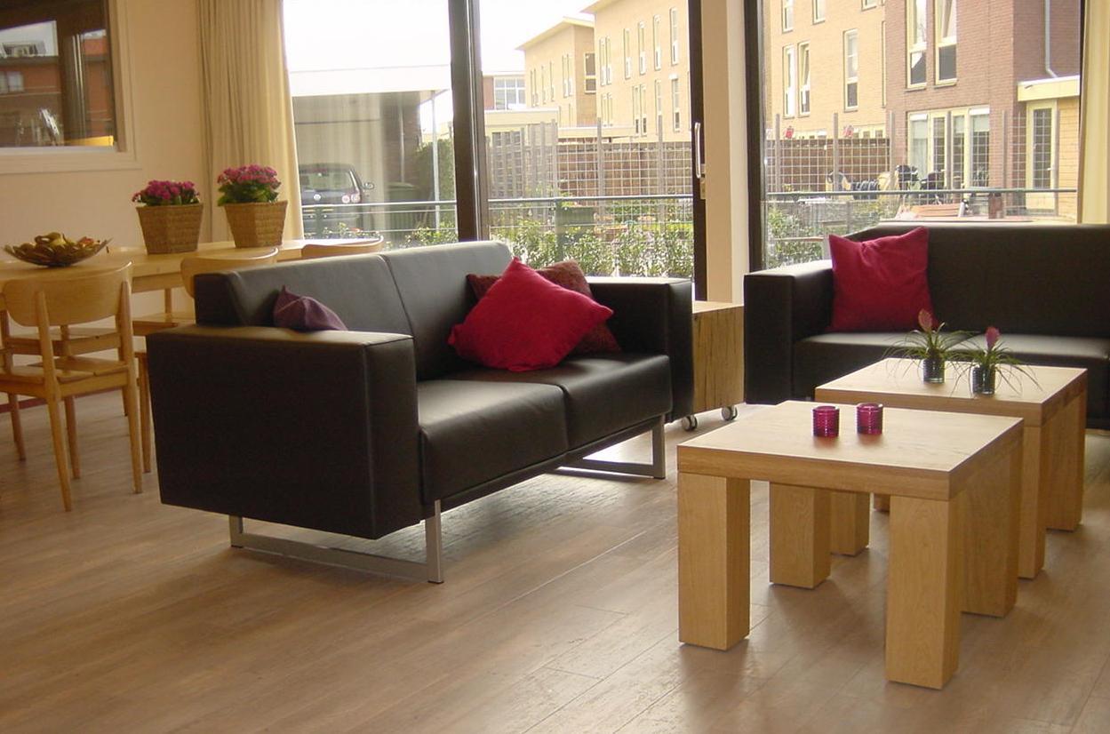 Derde huiskamer in woonlocatie Philadelphia met natuurlijke materialen