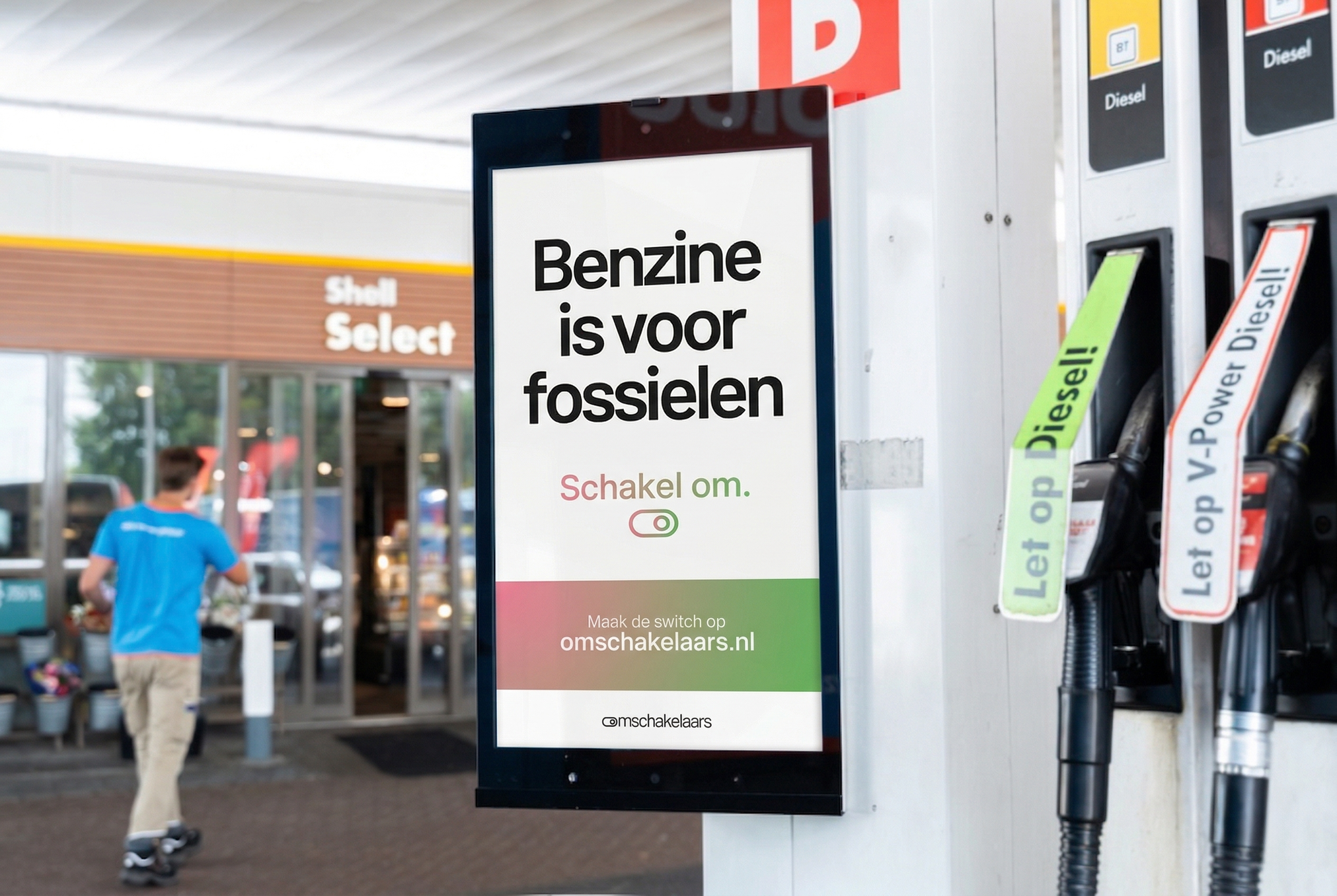 Benzine is voor fossielen