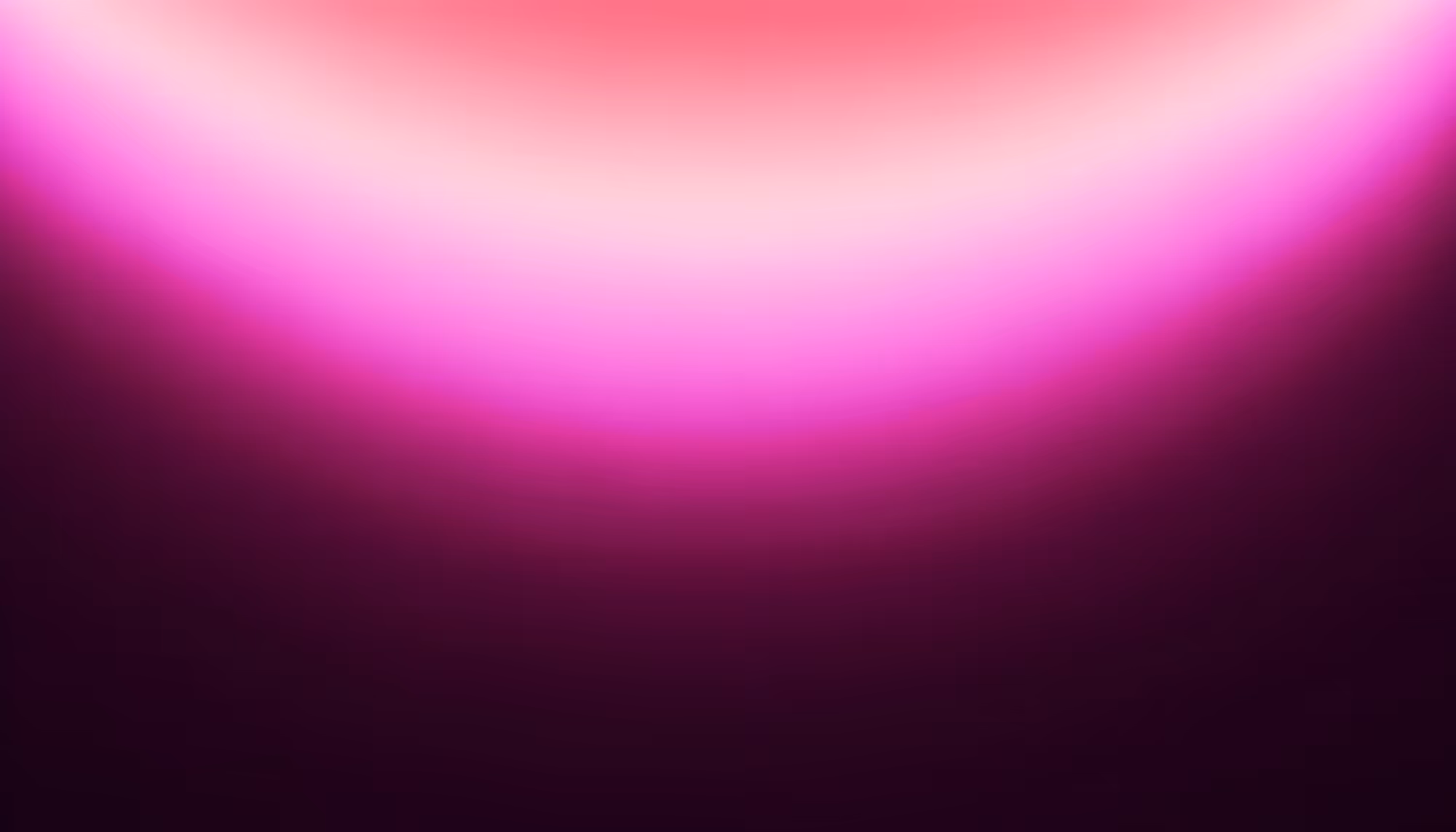 A soft gradient background transitioning from bright pink and white at the top to deep magenta and dark purple-black at the bottom, creating a glowing, atmospheric effect.
