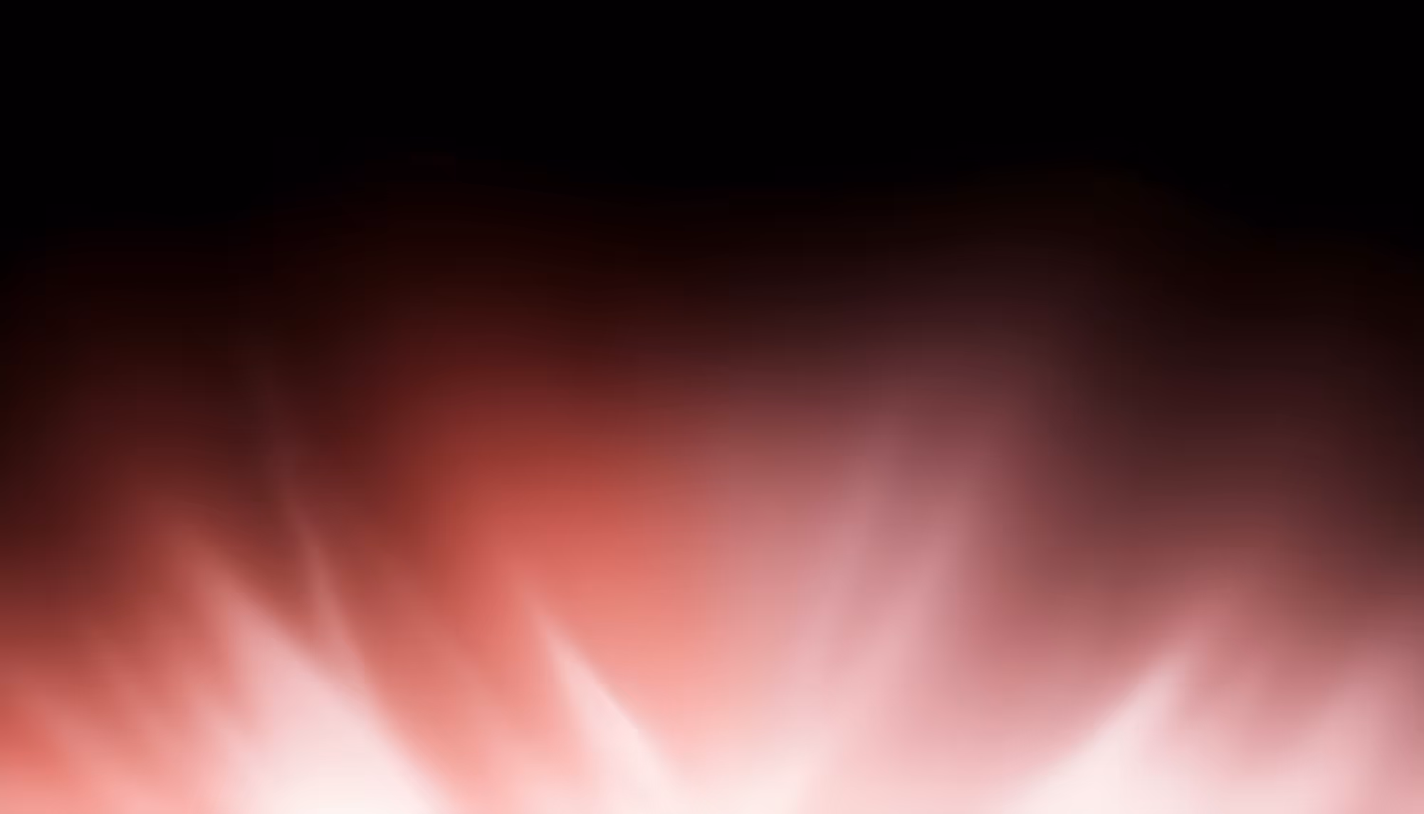 Abstract background with glowing red and pink flame-like light streaks rising from the bottom against a dark black backdrop, creating a dramatic, moody atmosphere.