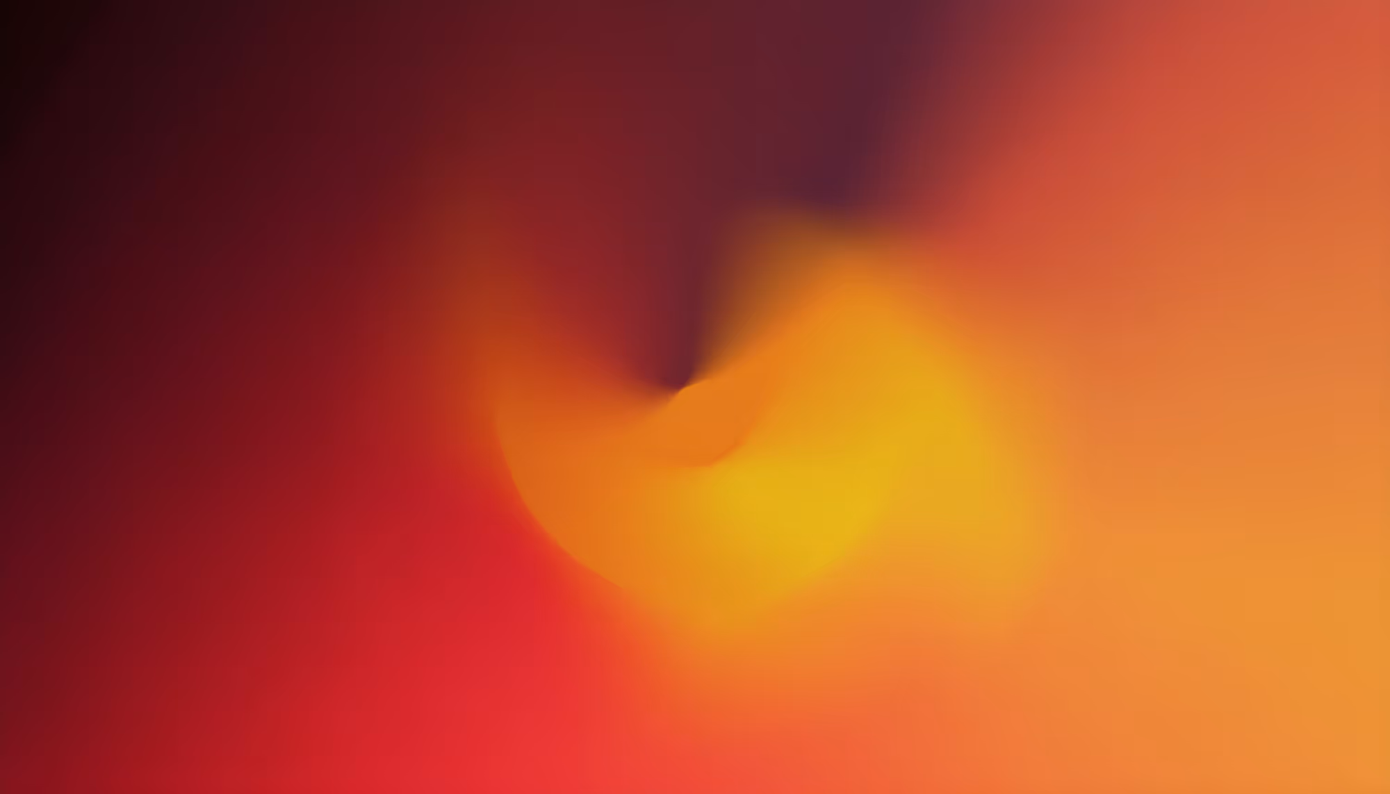 Abstract image with soft gradients of red, orange, and yellow blending into each other, creating a warm, glowing effect with a smooth, calming feel.