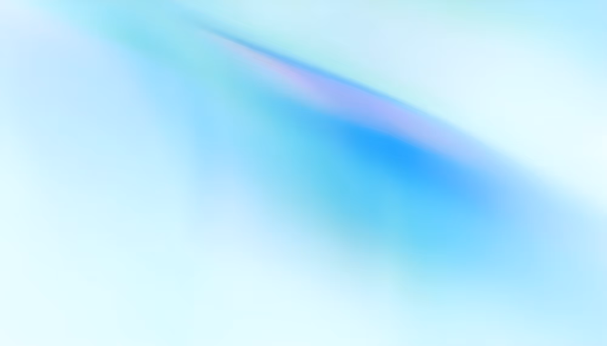 Soft gradient background with a calming blend of pale blue, cyan, and hints of purple. The abstract design conveys a serene and tranquil mood.
