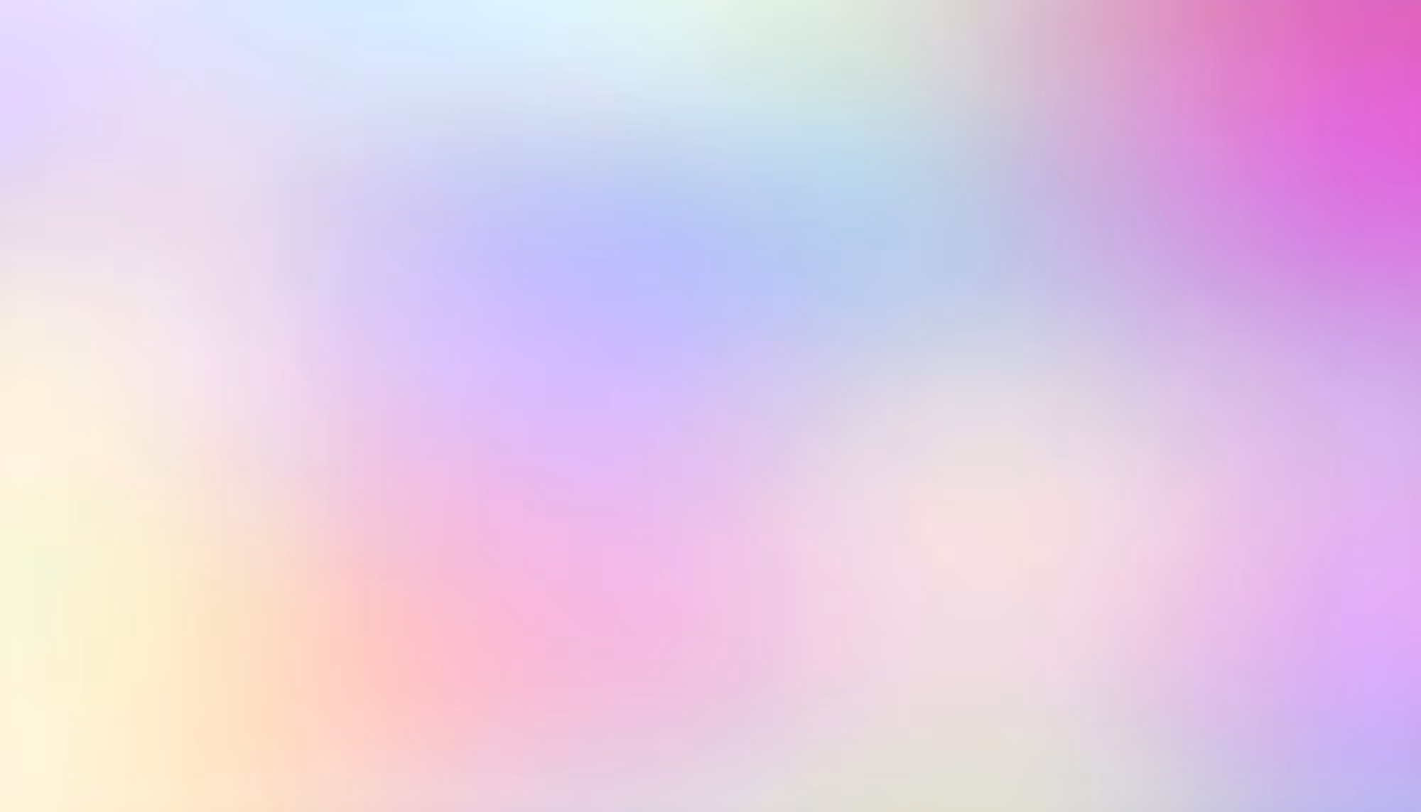 A soft, soothing gradient of pastel colors blending seamlessly, including pink, blue, and purple, evoking a calm and dreamy atmosphere.