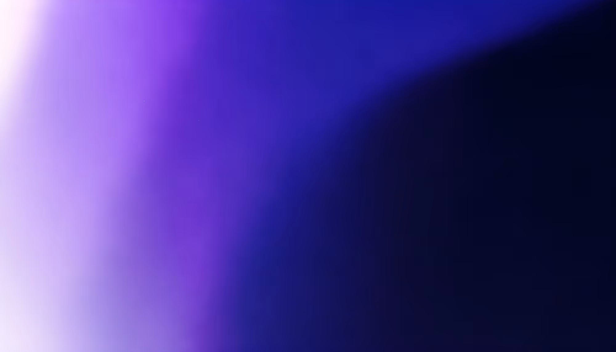 Abstract image with a gradient of deep blue and purple hues blending smoothly. The colors create a calming and mysterious atmosphere.