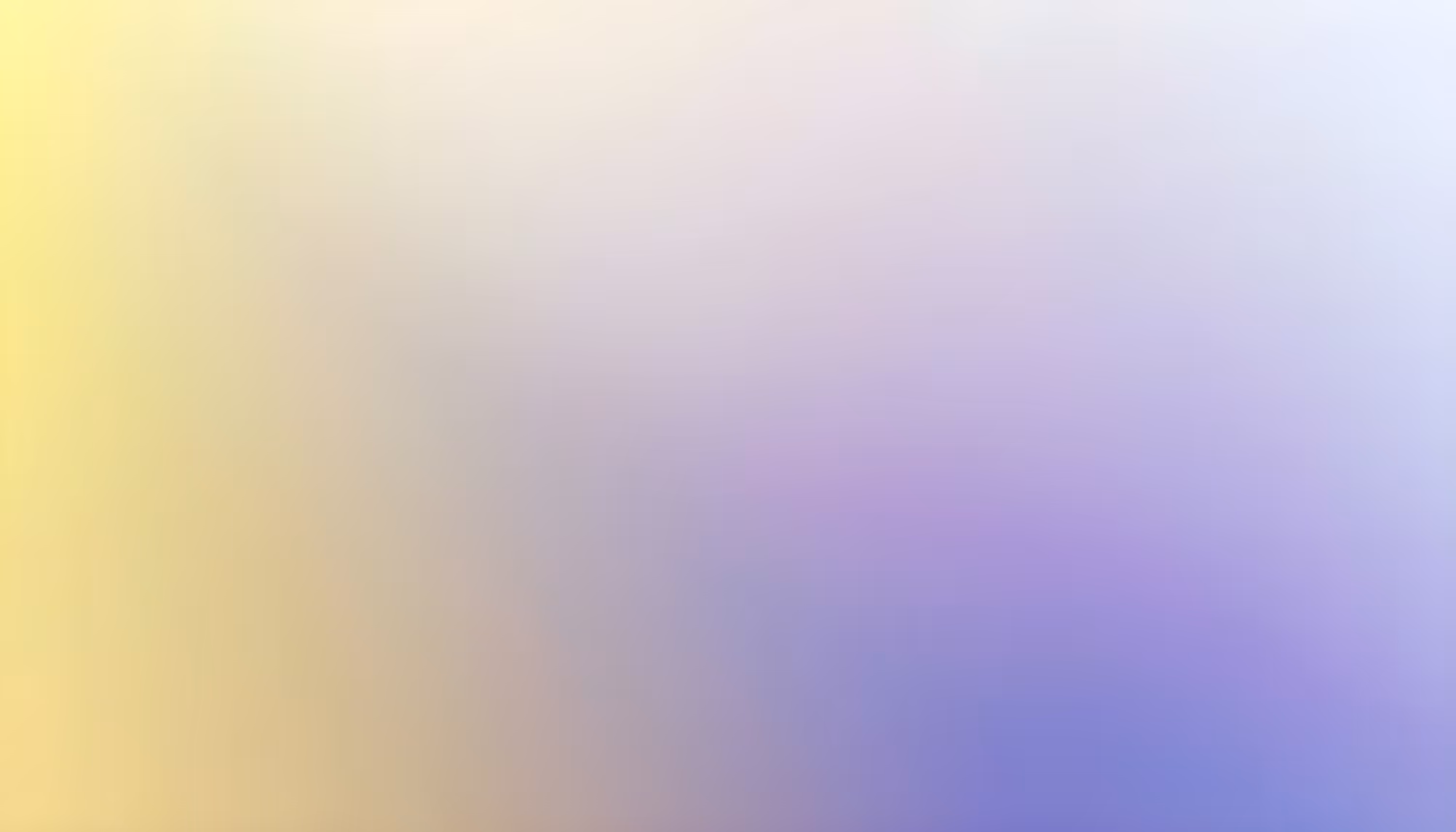 A soft, pastel-colored gradient blends yellow, pink, and purple hues, creating a calm and soothing abstract background with a gentle, dreamy tone.