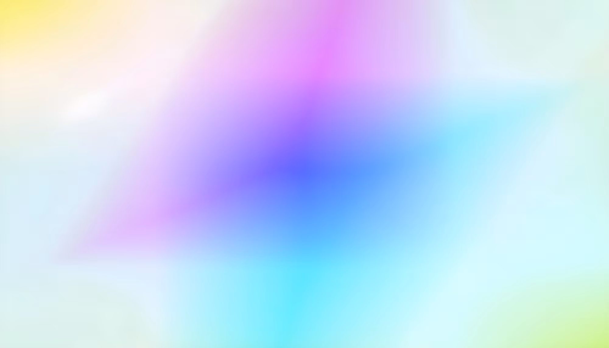 A soft, colorful blur with overlapping shades of purple, blue, and pink, conveying a serene and dreamy atmosphere with smooth gradients.