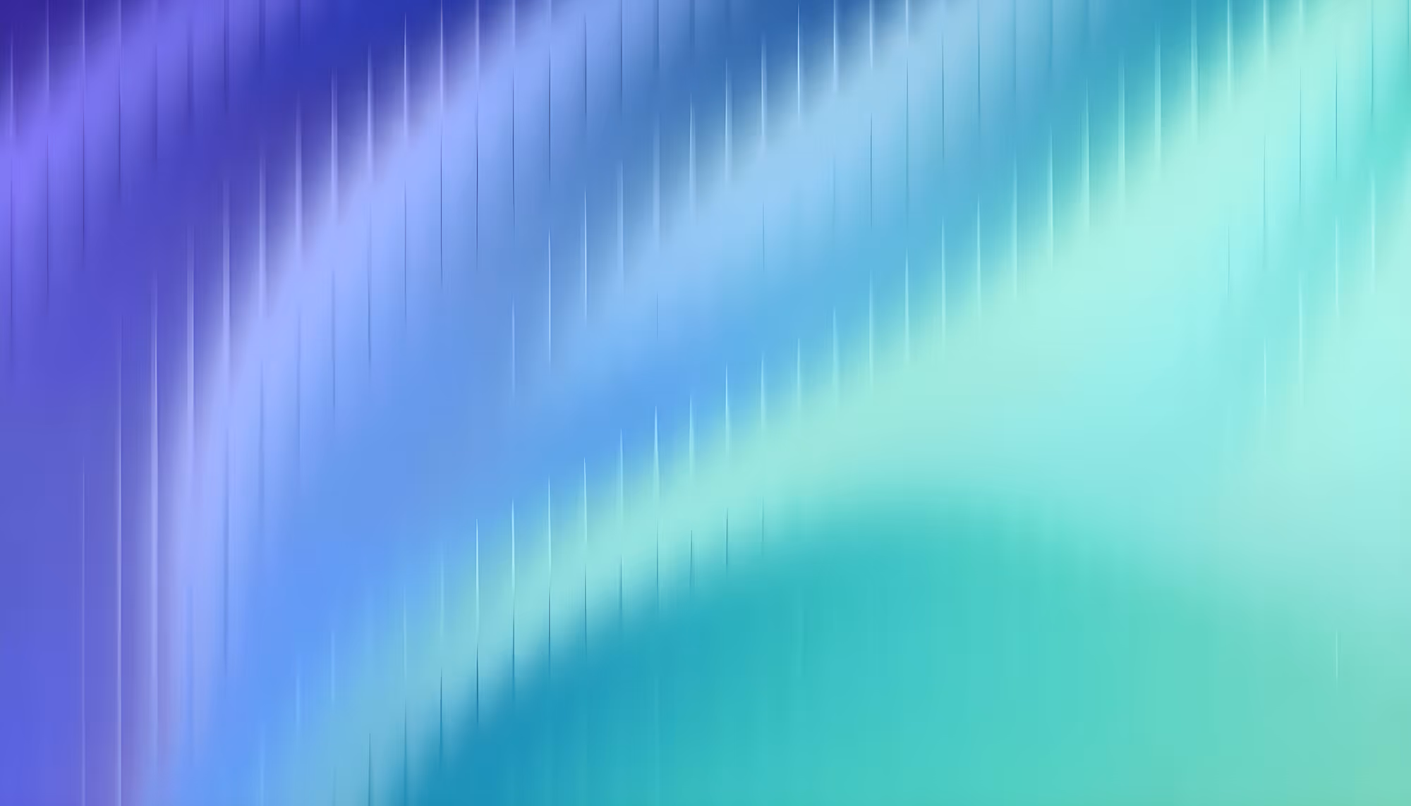 Abstract gradient background featuring smooth transitions from deep blue to light turquoise with subtle vertical lines, creating a calming atmosphere.