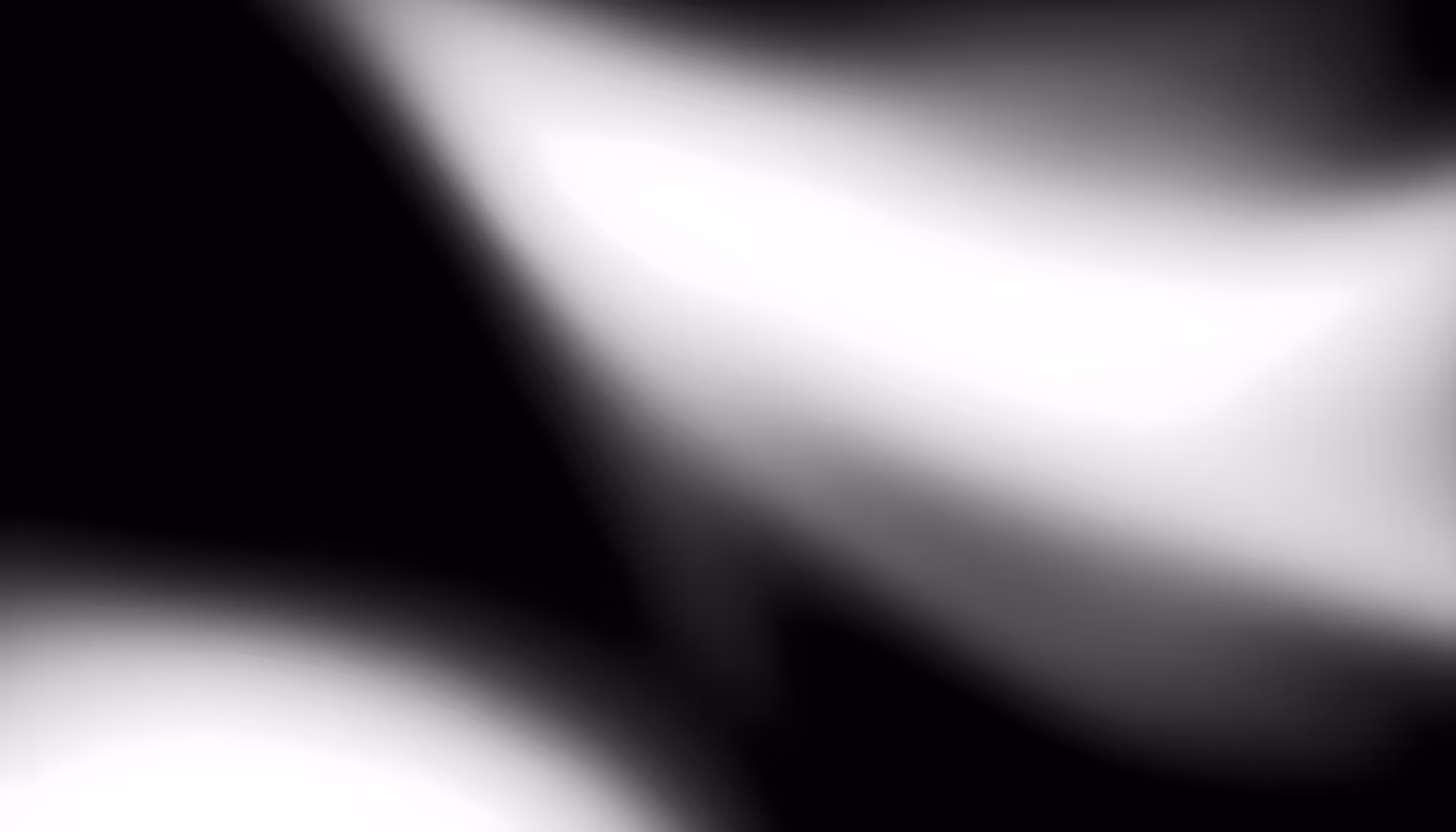 Abstract black and white image with smooth gradients. Soft, flowing shapes blend seamlessly, creating a serene and ethereal visual effect.