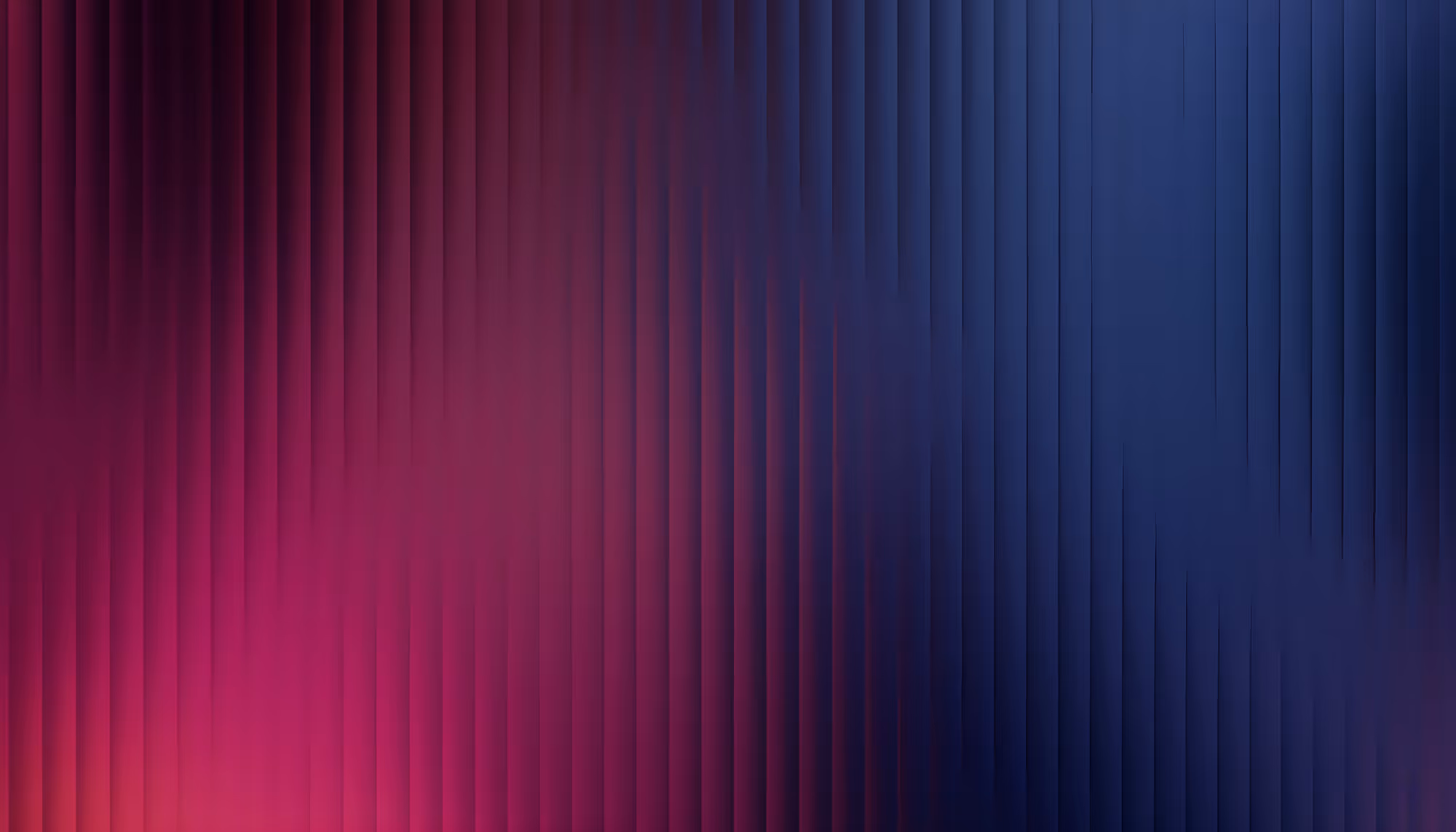 Vertical lines in gradient shades of deep red blending into blue, creating a smooth, moody transition. The texture is abstract and calming.