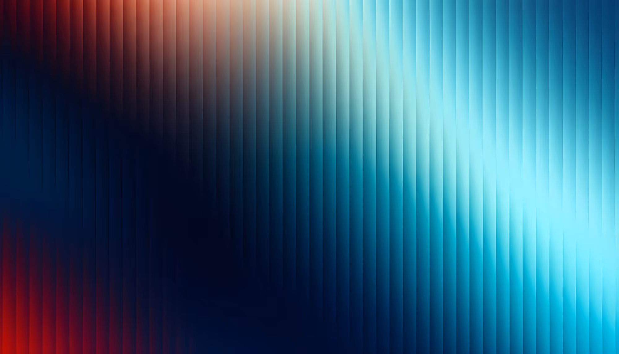 A vibrant abstract image with vertical lines blending from deep red on the left to bright blue on the right, creating a dynamic and energetic gradient.