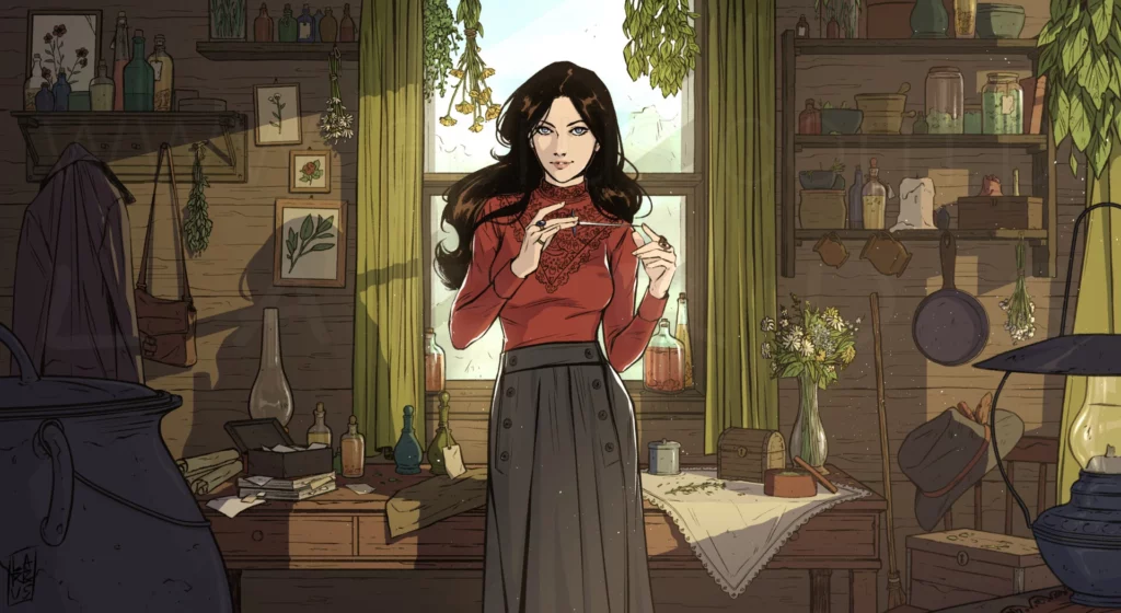 Wild West Witch Comic by Monika Laprus-Wierzejska | Best Comic Artists You Can Hire Today