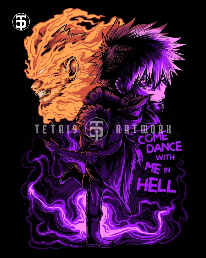 DABI X ENDEAVOR - My Hero Academia Fan Art by Gheraldo Alfaro
