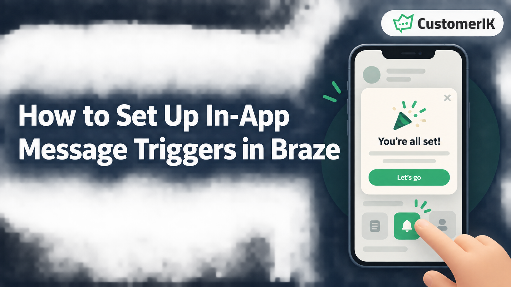 วิธีตั้งค่าตัวกระตุ้นข้อความในแอปบน Braze