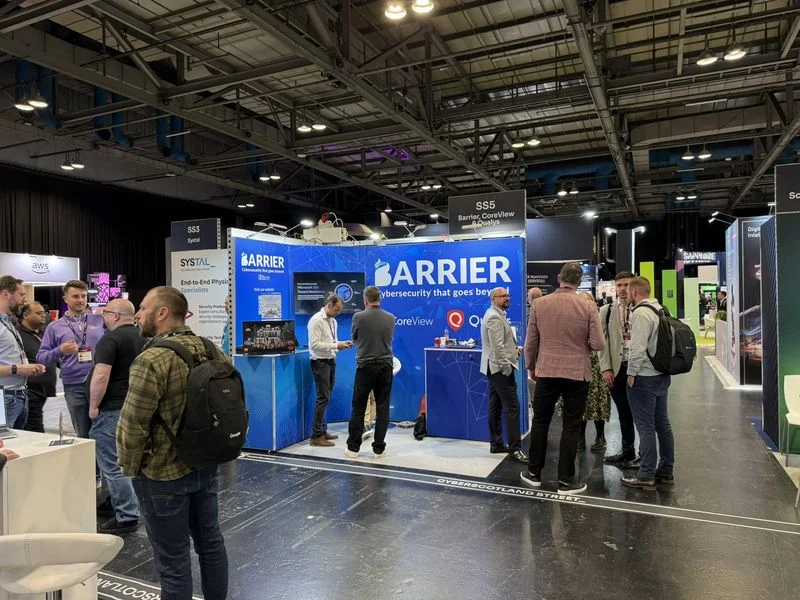 Barrier Networks exhibition stand at CyberUK 2026