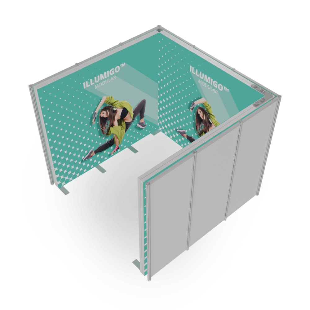 iLLumigo modular lightbox in a shell scheme bay