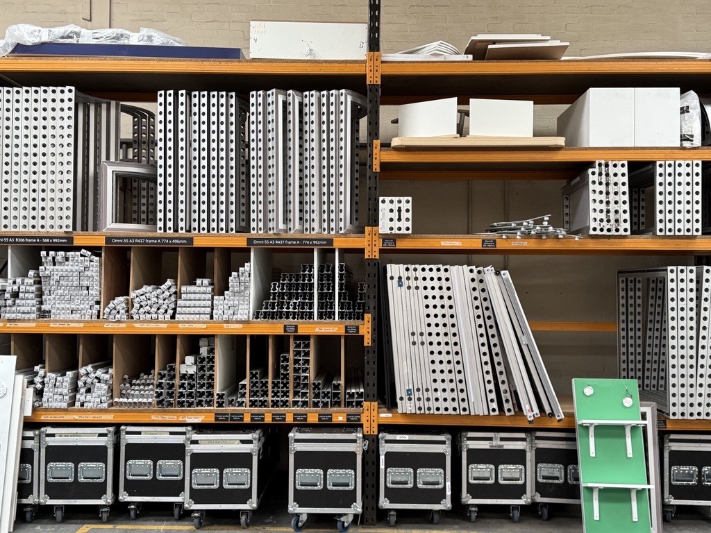 Post-show storage and returns