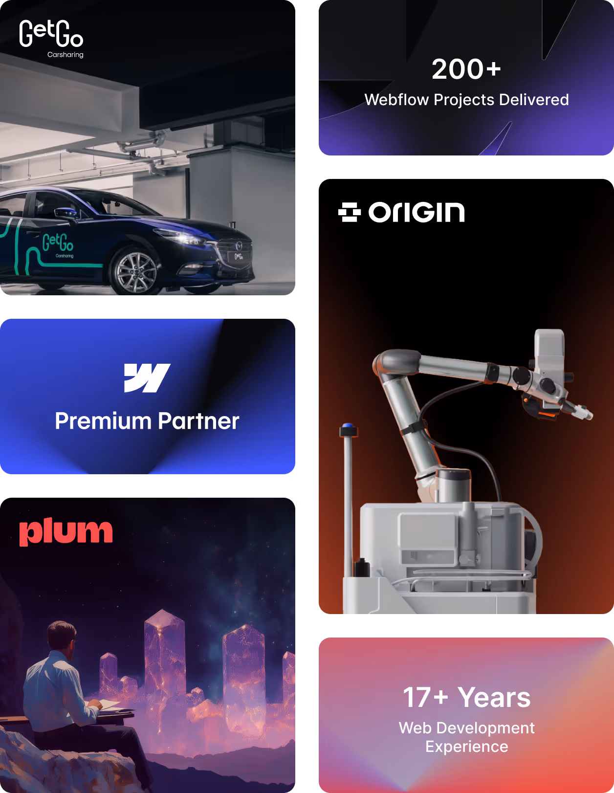 Webflow Agency Hero Banner