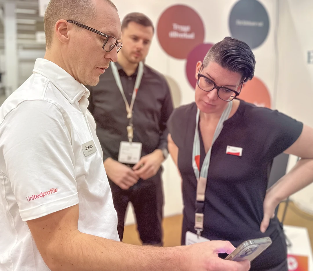 Jesper Löfgren, Unitedprofile, på Nordic Profile Fair