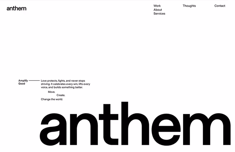 Anthem website homescreen on desktop