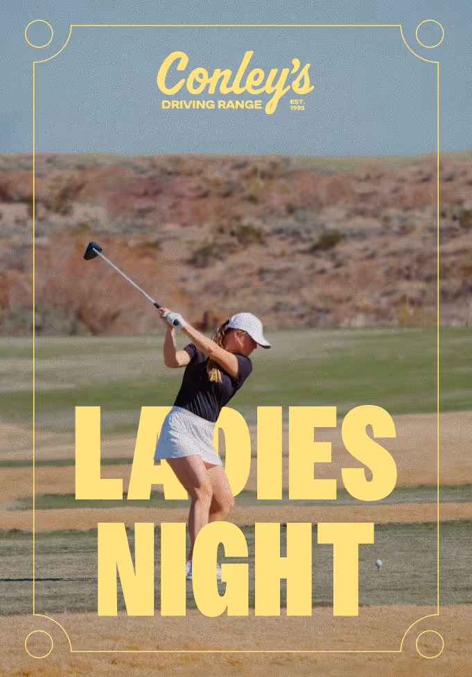 Conleys Golf branded social media graphic