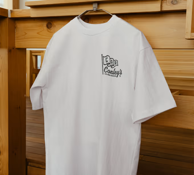 Conleys Golf branded shirt merchandise
