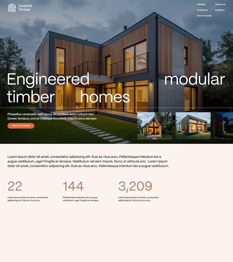 Website design and UI