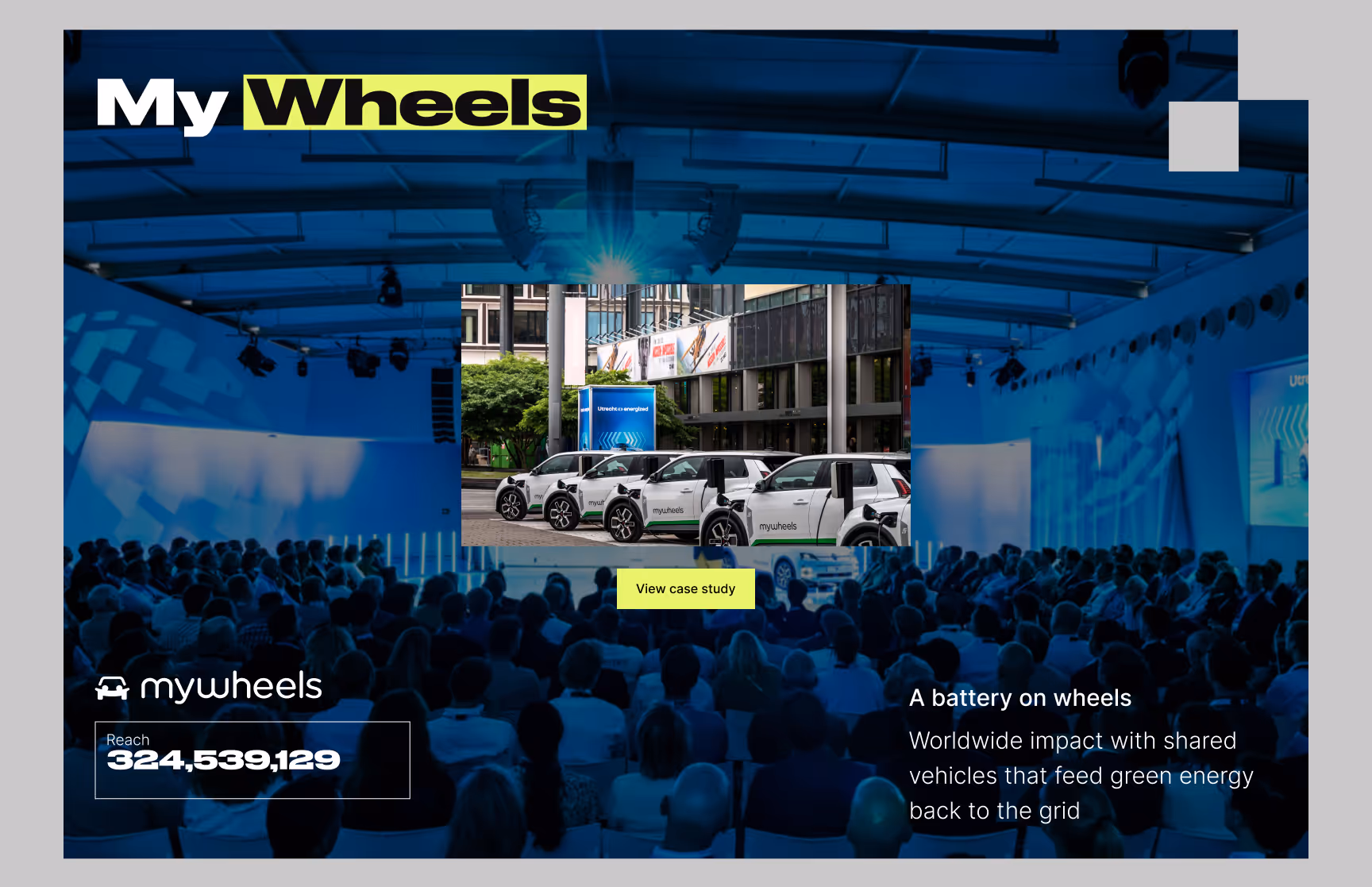A portfolio item for We Present
