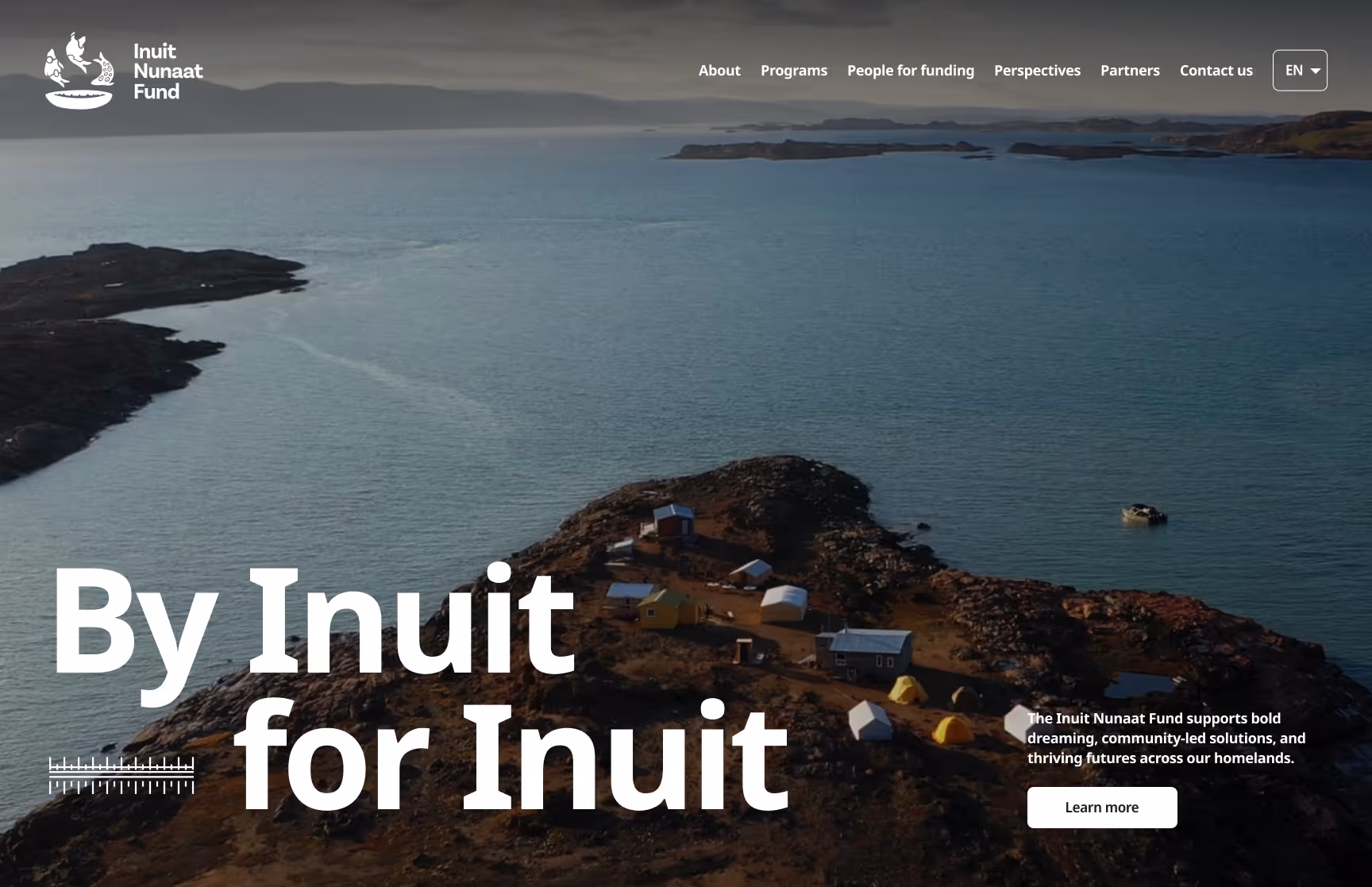the services page for Inuit Nunaat Fund