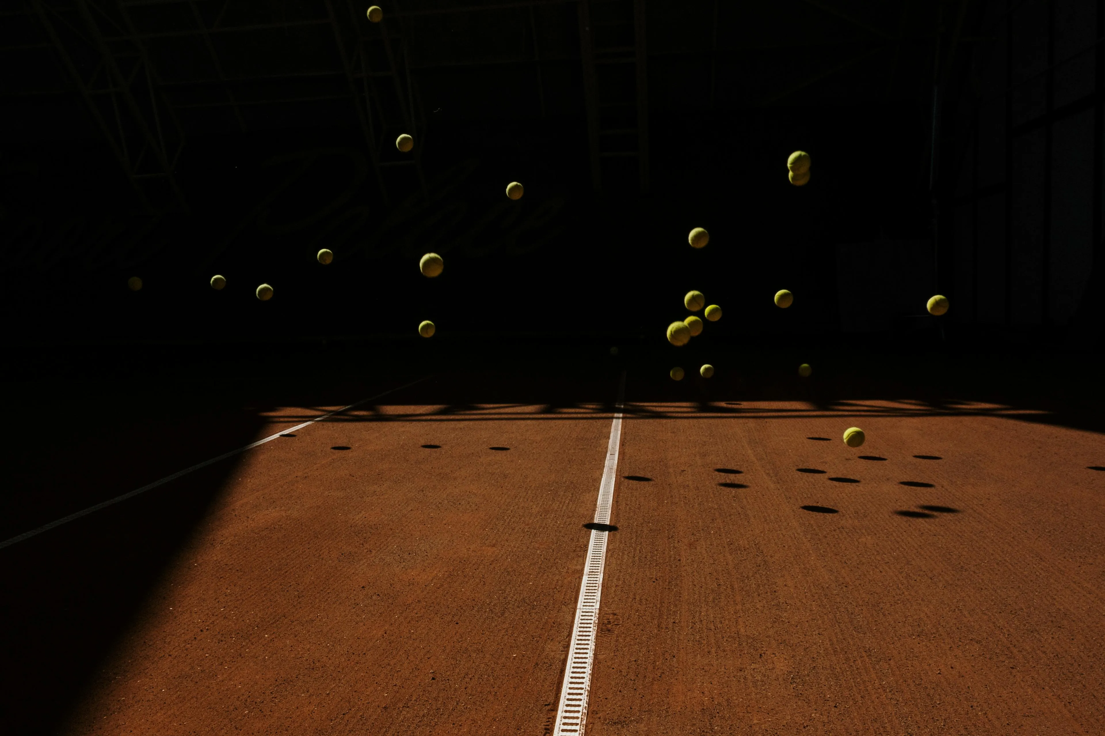 Ball on Padel Court