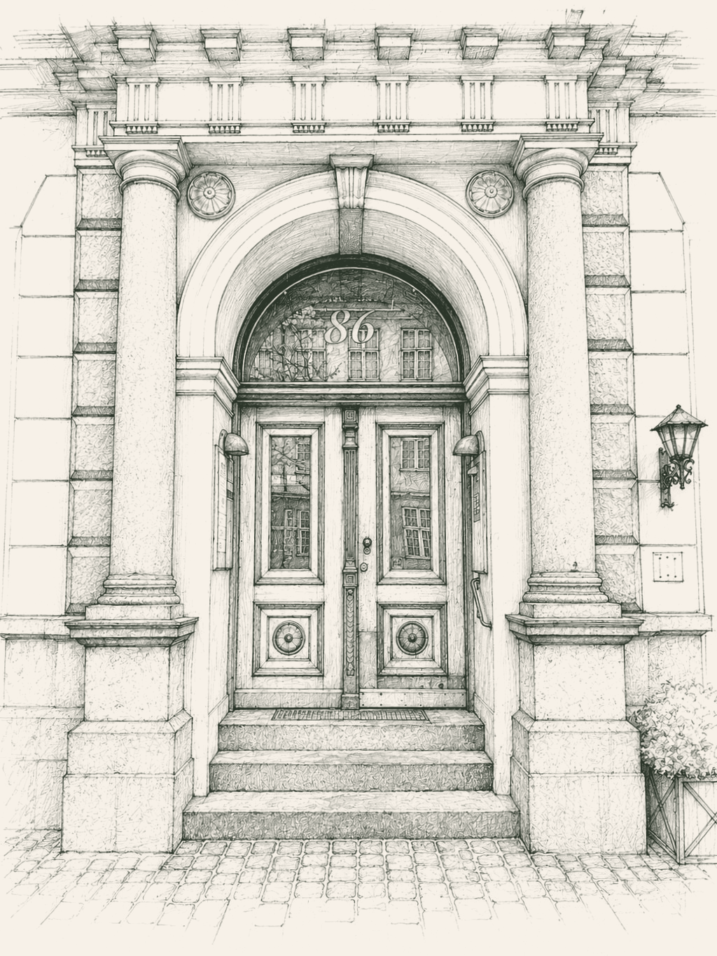 AIM Studio entrance at Vester Voldgade 86