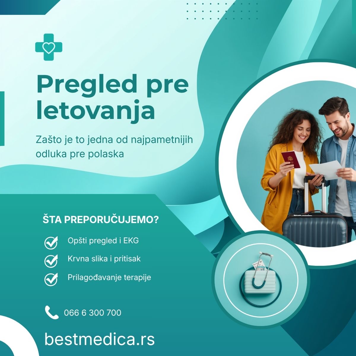 Pakujete kofere, rezervisali ste smeštaj,kupili kartu — ali da li ste razmišljali o zdravstvenoj pripremi za put?