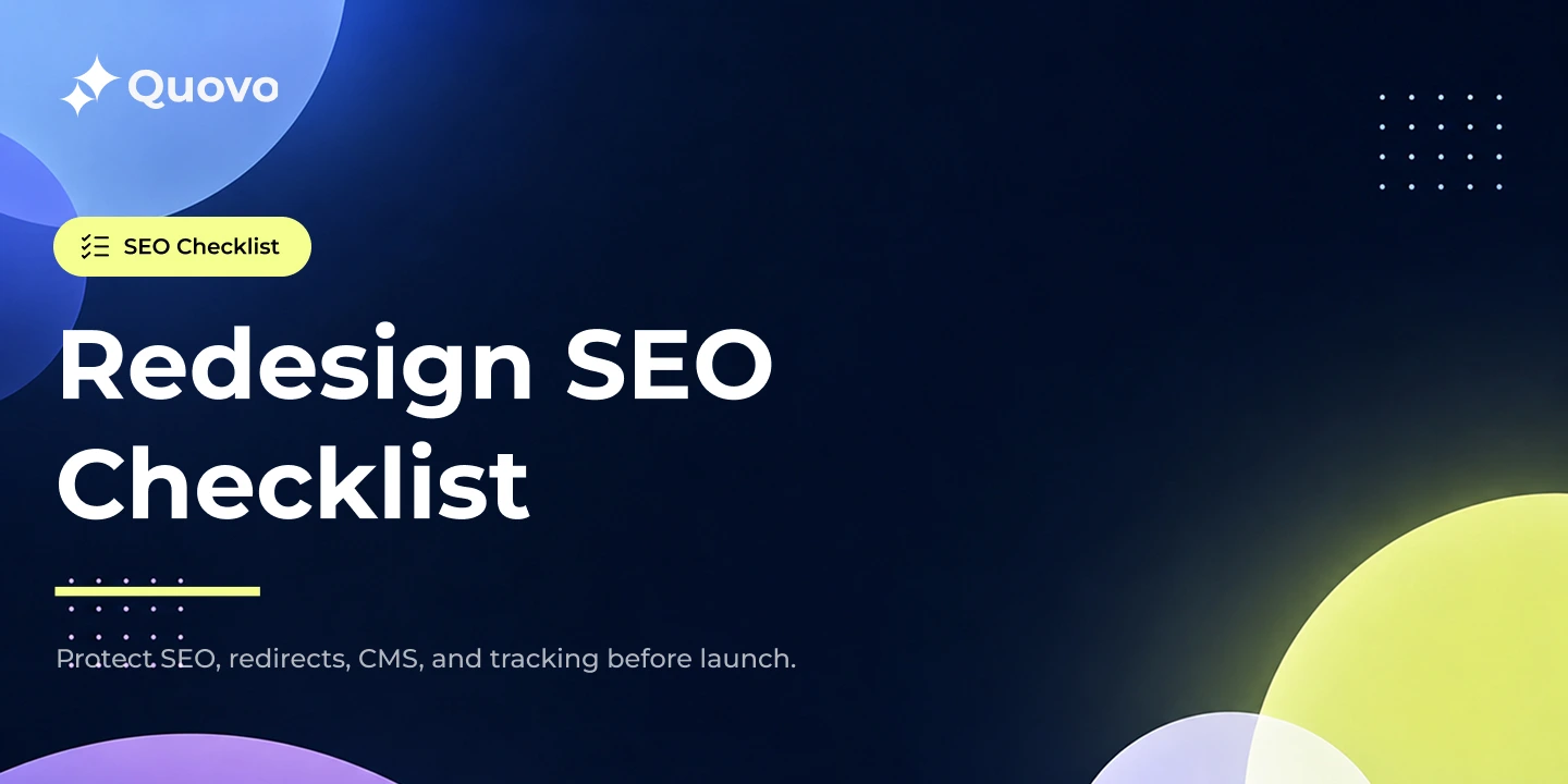 Redesign SEO Checklist