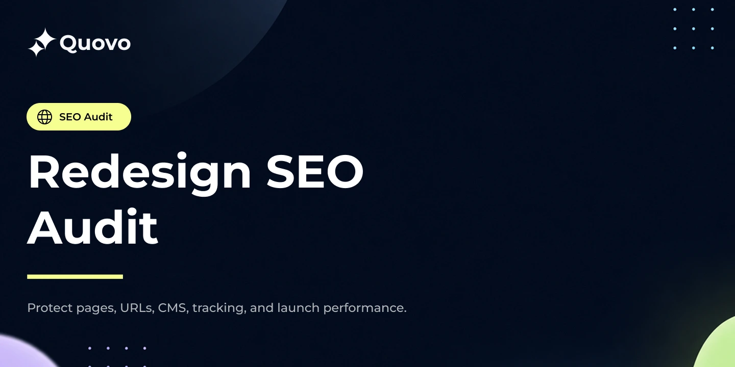 Protect pages, URLs, CMS, tracking, and launch performance.