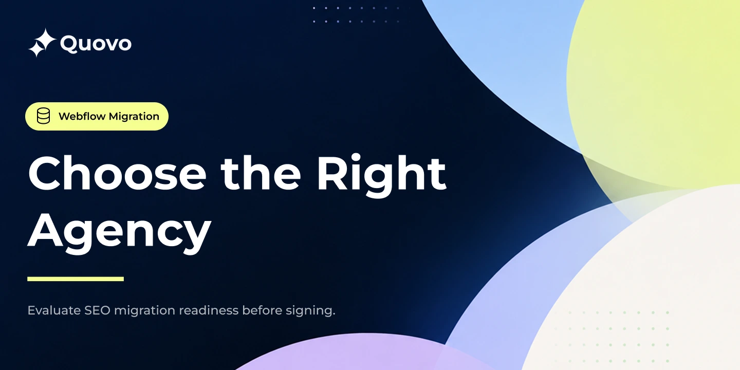 How to Evaluate a Webflow Agency for an SEO-Sensitive Migration Thumbnail