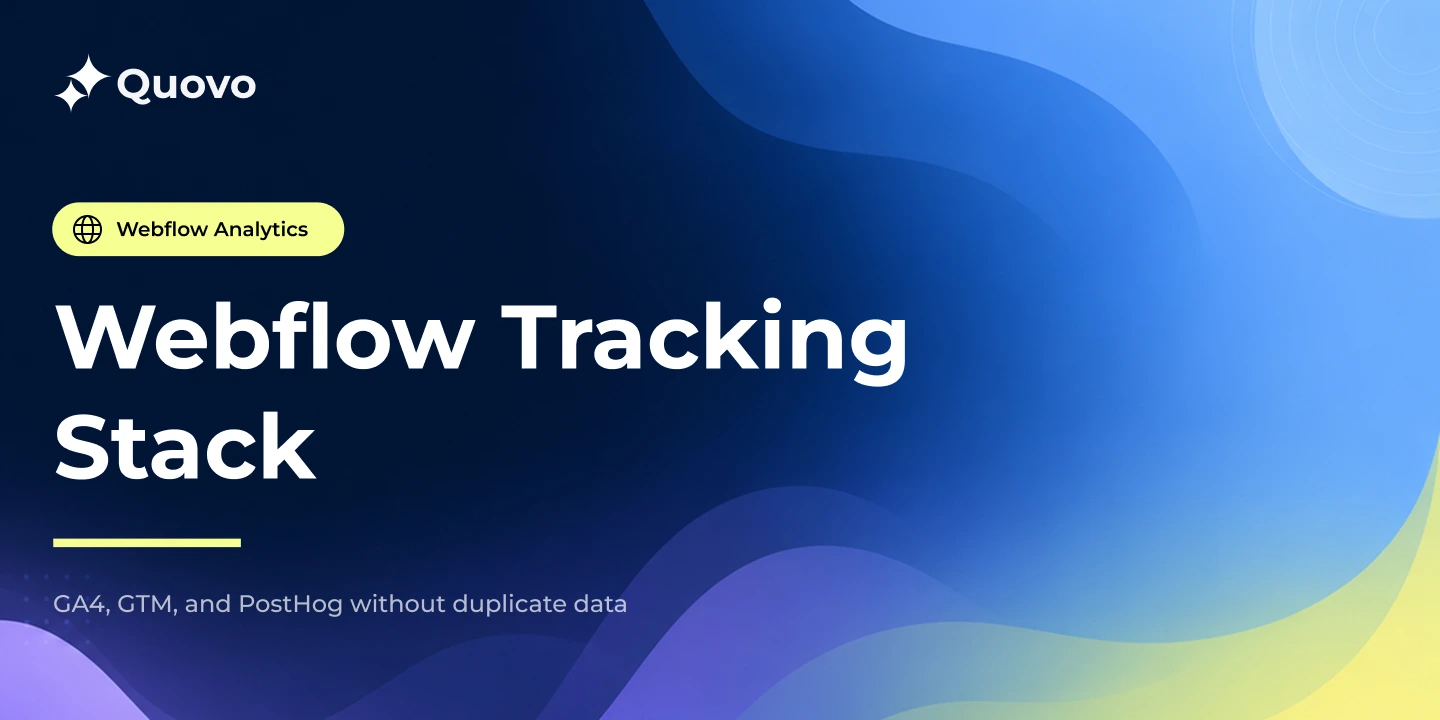 GA4, GTM, and PostHog: A Practical Tracking Stack for Webflow Thumbnail
