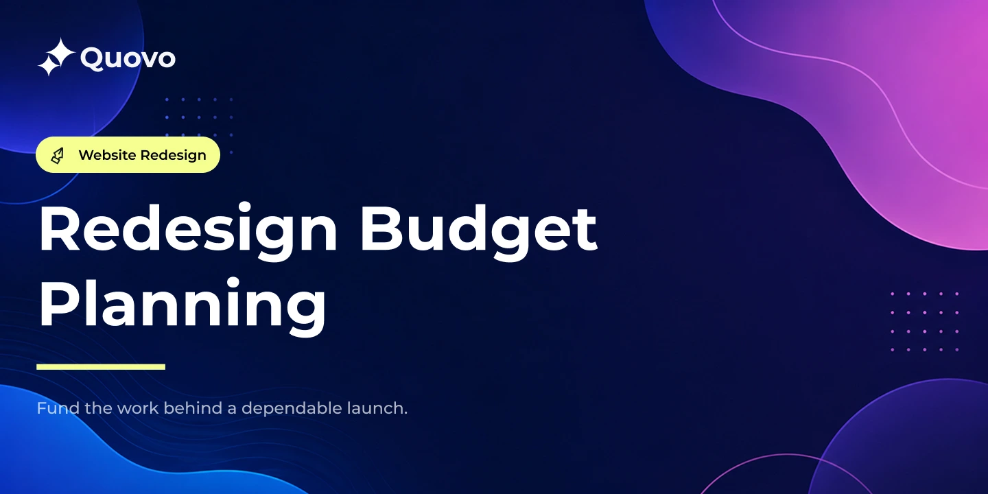 How to Plan a Realistic B2B Website Redesign Budget
