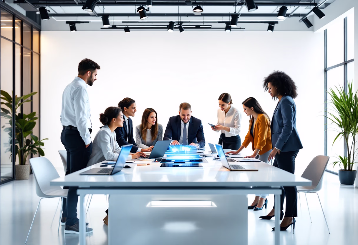 image of tech solutions demonstration (for a hr tech)