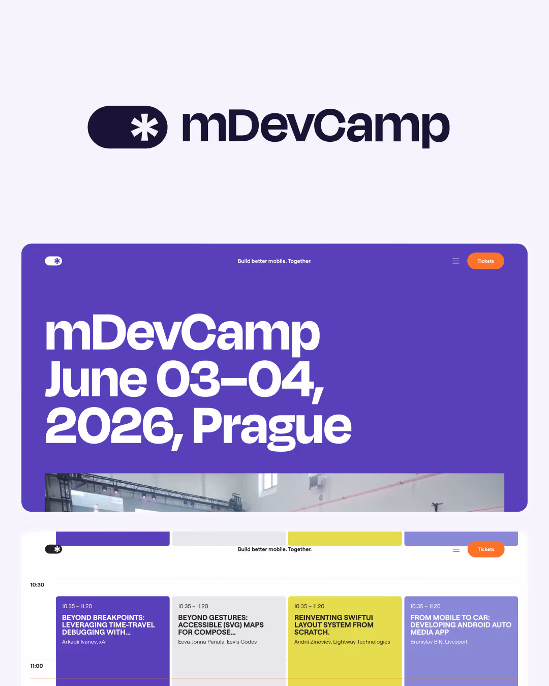 mDevCamp website thumbnail preview