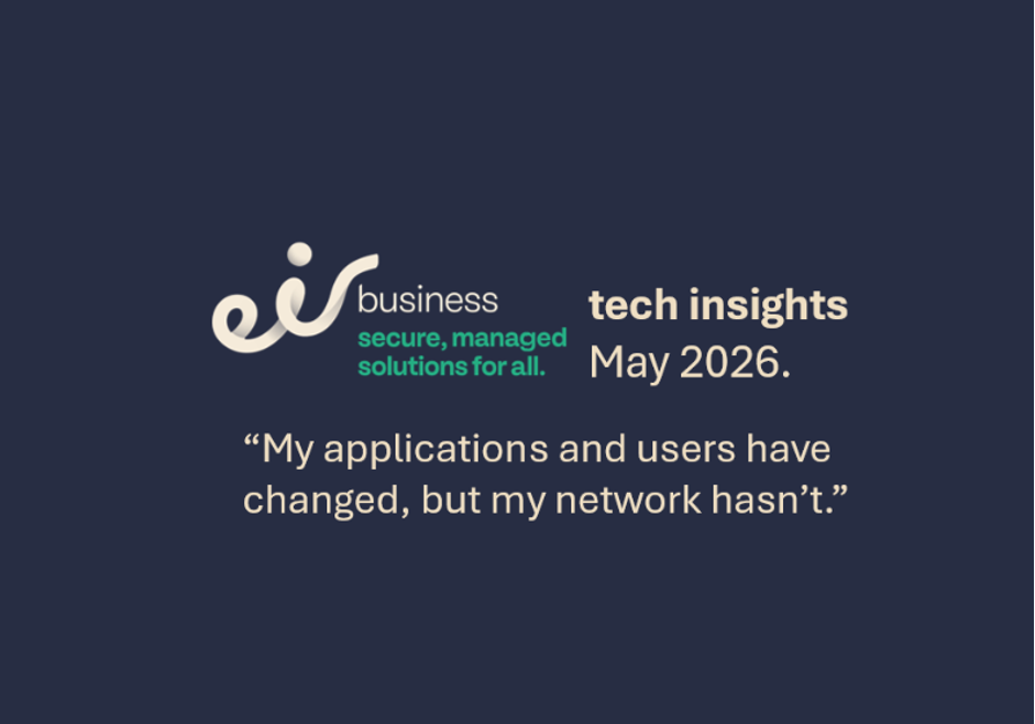 My applications and users have changed, but I don’t think my network has.