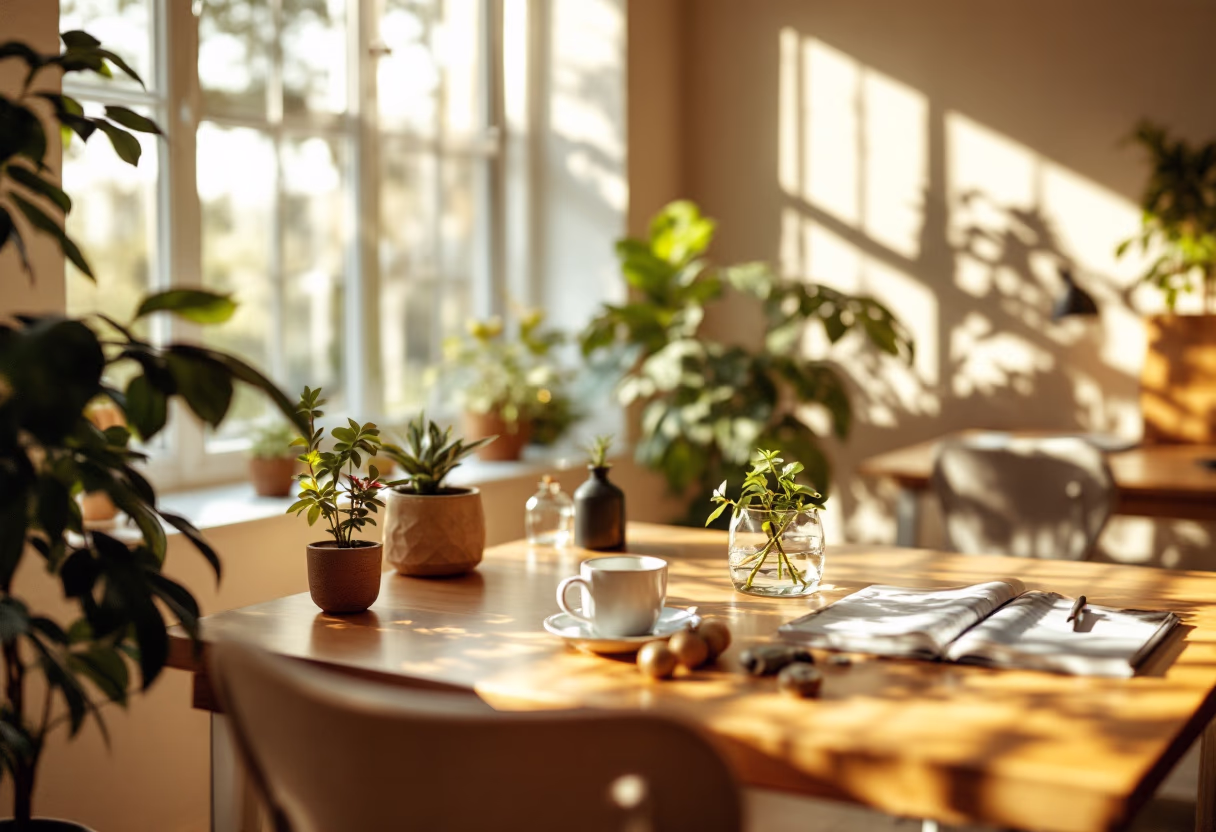 background image of professional workspace setting (for a hr tech)