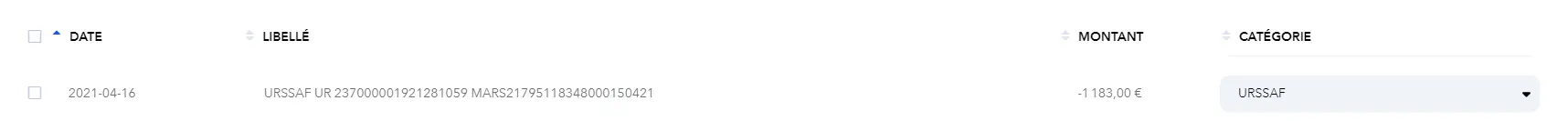 Image illustrant l'apparition d'une transaction sur Fygr