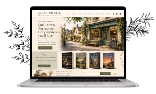 Ols Schaber author platform mockup